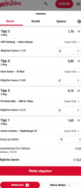 Neue win2day quoten bewertung login